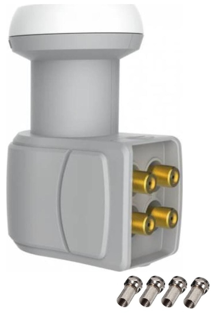 Geylani Üniversal 4 Lü Lnb Dört Çıkışlı + 4 F Konnektör