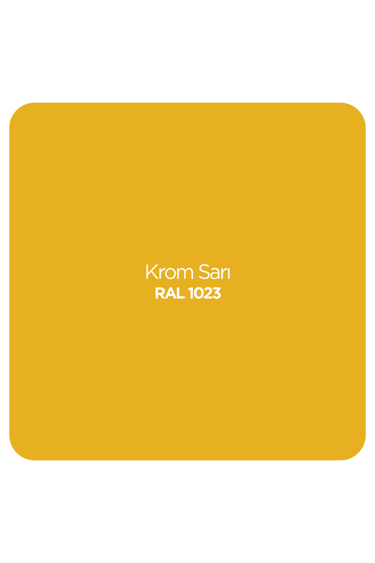 Polisan Sprey Boya Krom Sarı 400Ml Ral1023