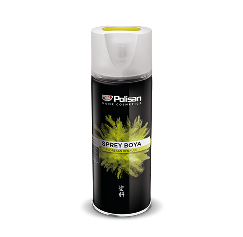 Polisan Sprey Boya Floresan Turuncu 522 400Ml