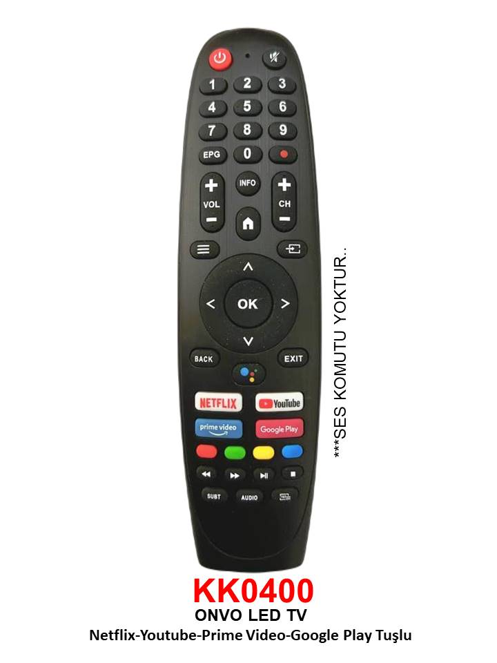 Onvo Senna Led Tv Netflix Google Play Prime Youtube Tuşlu Tv Kumanda lcd0400