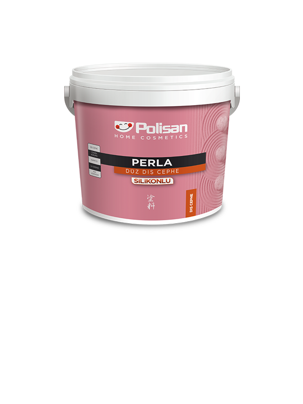 Polisan Perla  Ral 7016 Antrasit Gri Silikonlu Dış Cephe Boyası 2,5 L