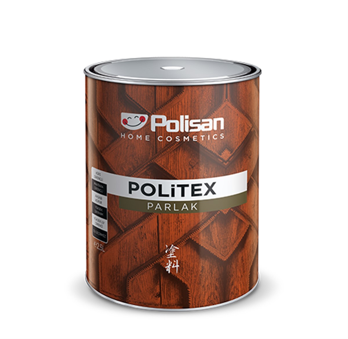 Polisan Politex Vernikli Ahşap Koruyucu Parlak Ceviz 0,75L
