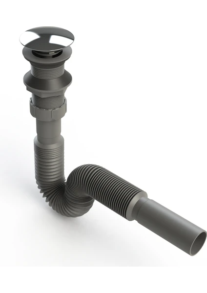Donau Bas Aç Pop-Up Körüklü Lavabo Sifonu Ø 32 mm
