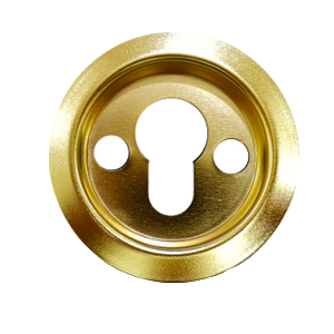 2 Adet Sarı Çelik Kapı Göbeği Çelik Rozet Tası
