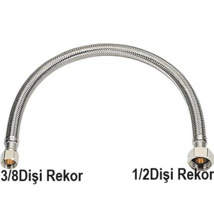 50 Cm 3/8 1/2 Rekorlu Flex Hortum 