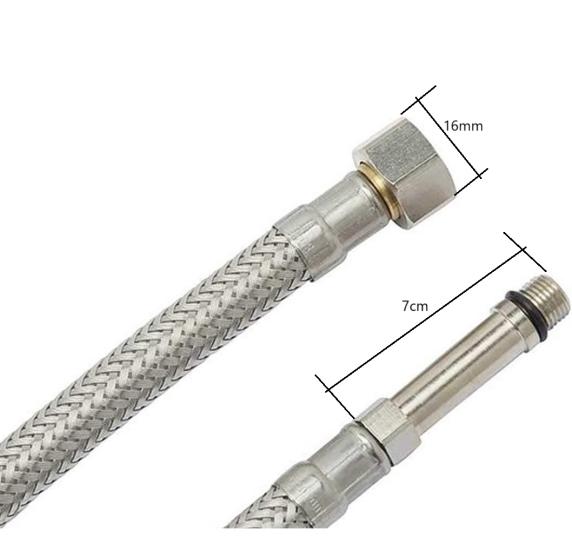 2 Adet Geylani Uzun Uçlu Pasolu 3/8 Batarya Flexi 7cm Pasolu 50cm 
