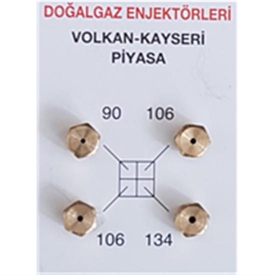 Geylani Doğalgaz Ocak Memesi Enjektör Takımı 6 mm