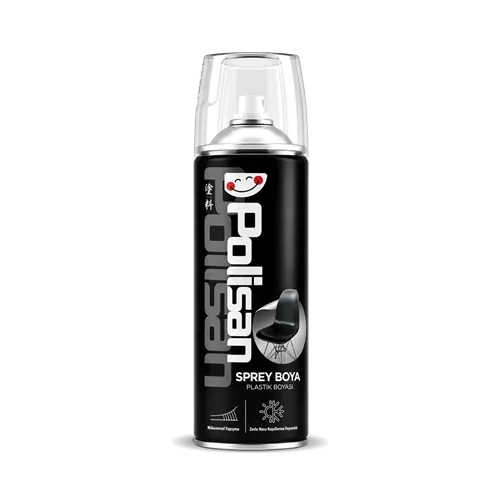 Polisan Sprey Boya Plastik Boyası Mat Siyah 400ml
