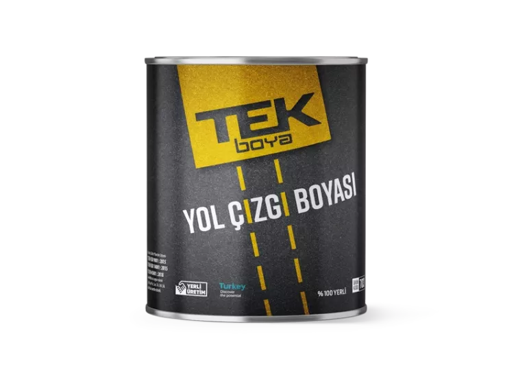 Tek Yol Çizgi Boyası Gln 1,75L=3Kg Sarı Renk