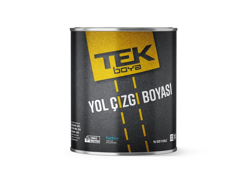 Tek Yol Çizgi Boyası Gln 1,75L=3Kg Beyaz Renk
