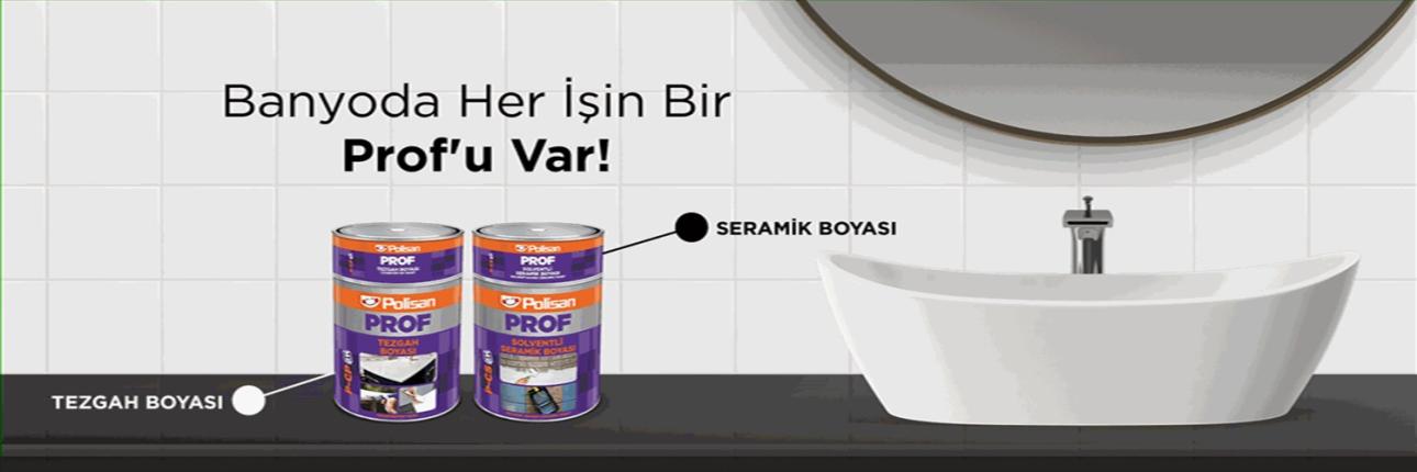 polisan prof tezgah boyası fayans seramik boyası su yalıtımı
